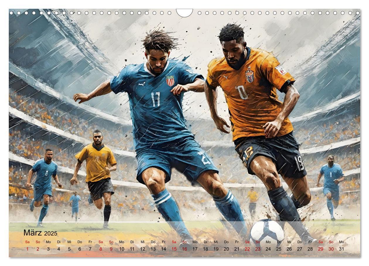 Bild: 9783457178843 | Fußball - Finale (Wandkalender 2025 DIN A3 quer), CALVENDO...