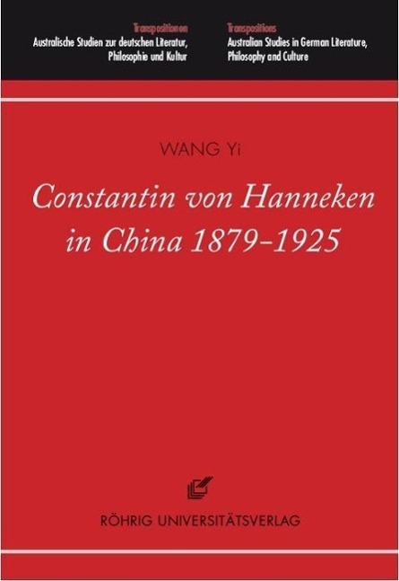 Cover: 9783861105671 | Constantin von Hanneken in China 1879-1925 | Yi Wang | Taschenbuch