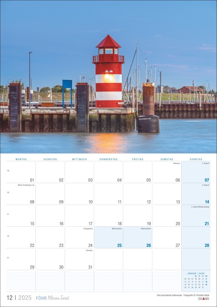 Bild: 9783964023452 | Föhr ...meine Insel Kalender 2025 | Kalender | 13 S. | Deutsch | 2025