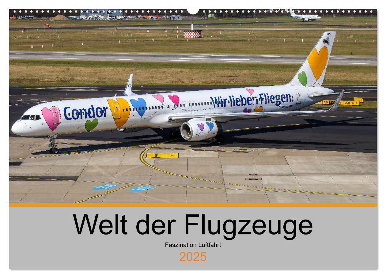 Cover: 9783435266760 | Welt der Flugzeuge - Faszination Luftfahrt 2025 (Wandkalender 2025...