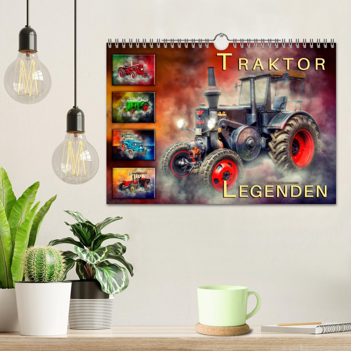 Bild: 9783435327652 | Traktor Legenden (Wandkalender 2025 DIN A4 quer), CALVENDO...