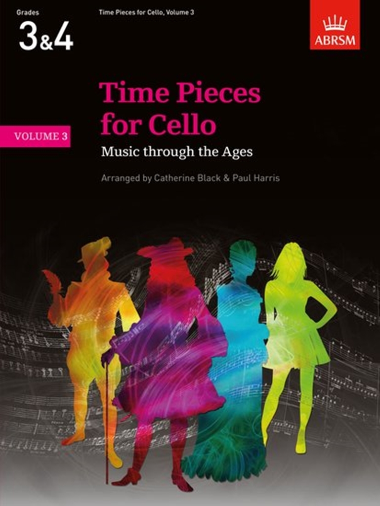 Cover: 9781854729507 | Time Pieces for Cello, Volume 3 | Music through the Ages | Black