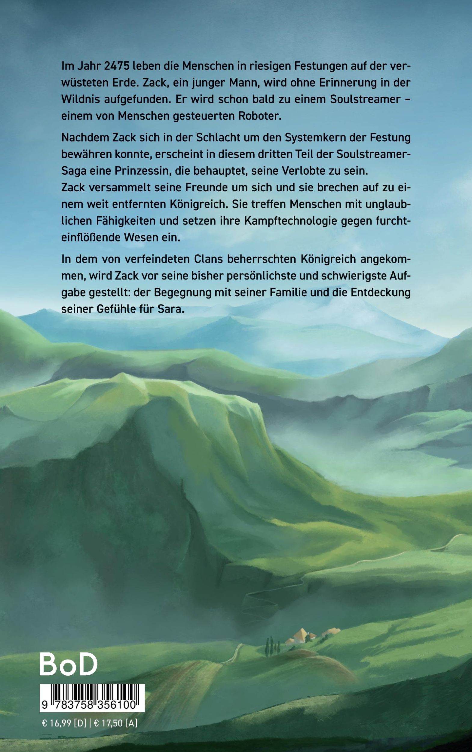 Rückseite: 9783758356100 | Soulstreamer | Die Reise ins Königreich | Eric Torda | Taschenbuch