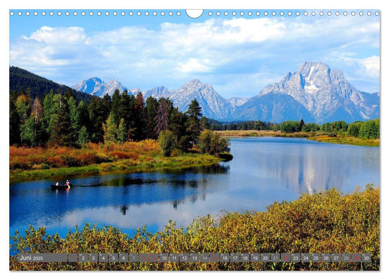 Bild: 9783435735914 | Wyoming ¿ Impressionen (Wandkalender 2025 DIN A3 quer), CALVENDO...