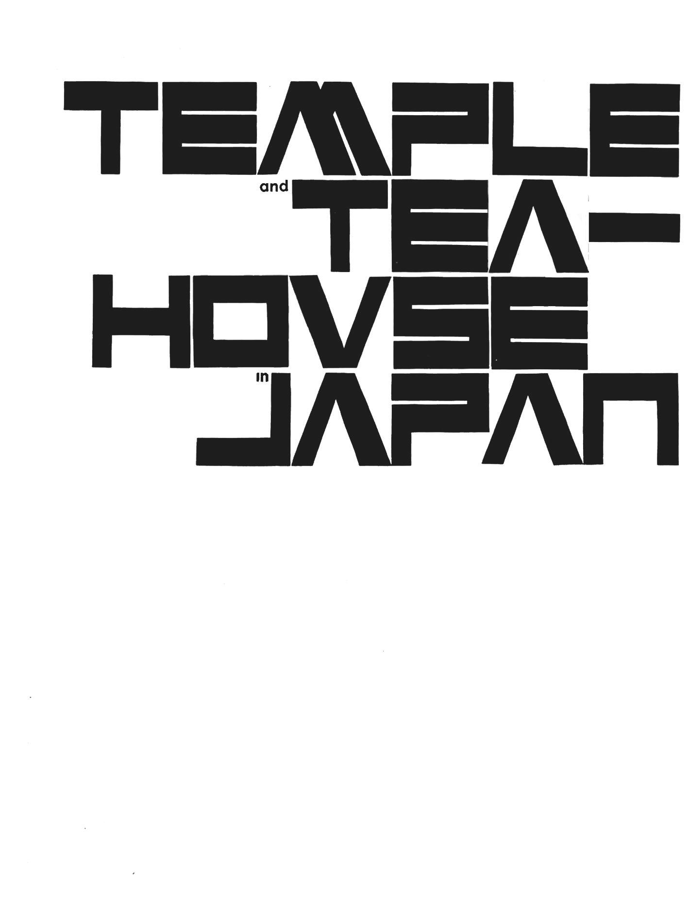 Cover: 9783035623499 | Temple and Teahouse in Japan | Werner Blaser | Taschenbuch | 172 S.