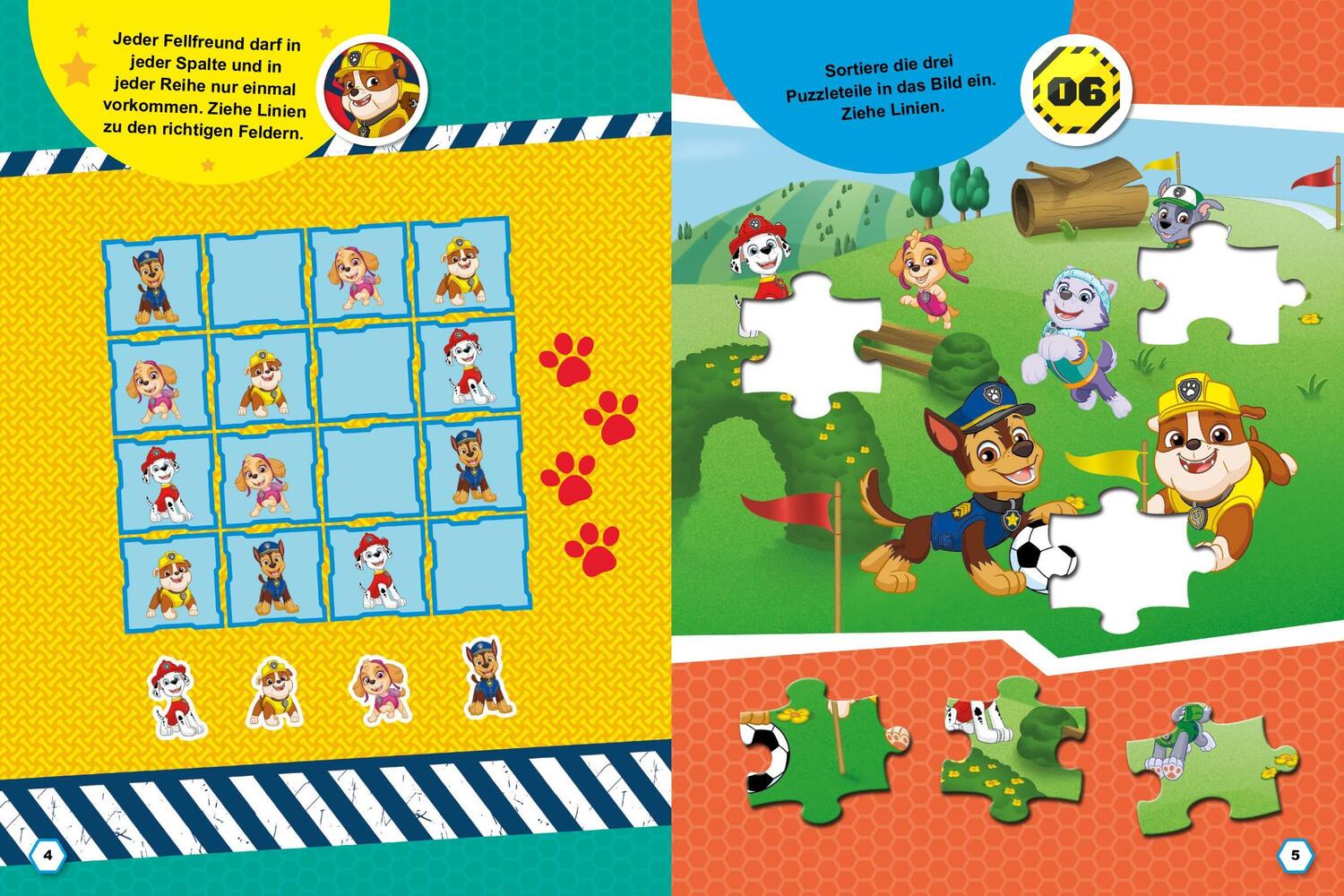 Bild: 9783849945503 | PAW Patrol Poster-Rätselbuch mit Belohnungs-Stickern | Verlag | Buch