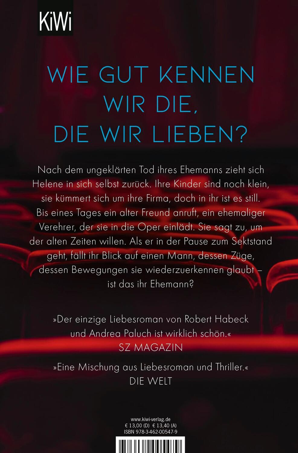 Rückseite: 9783462005479 | Der Tag, an dem ich meinen toten Mann traf | Robert Habeck (u. a.)