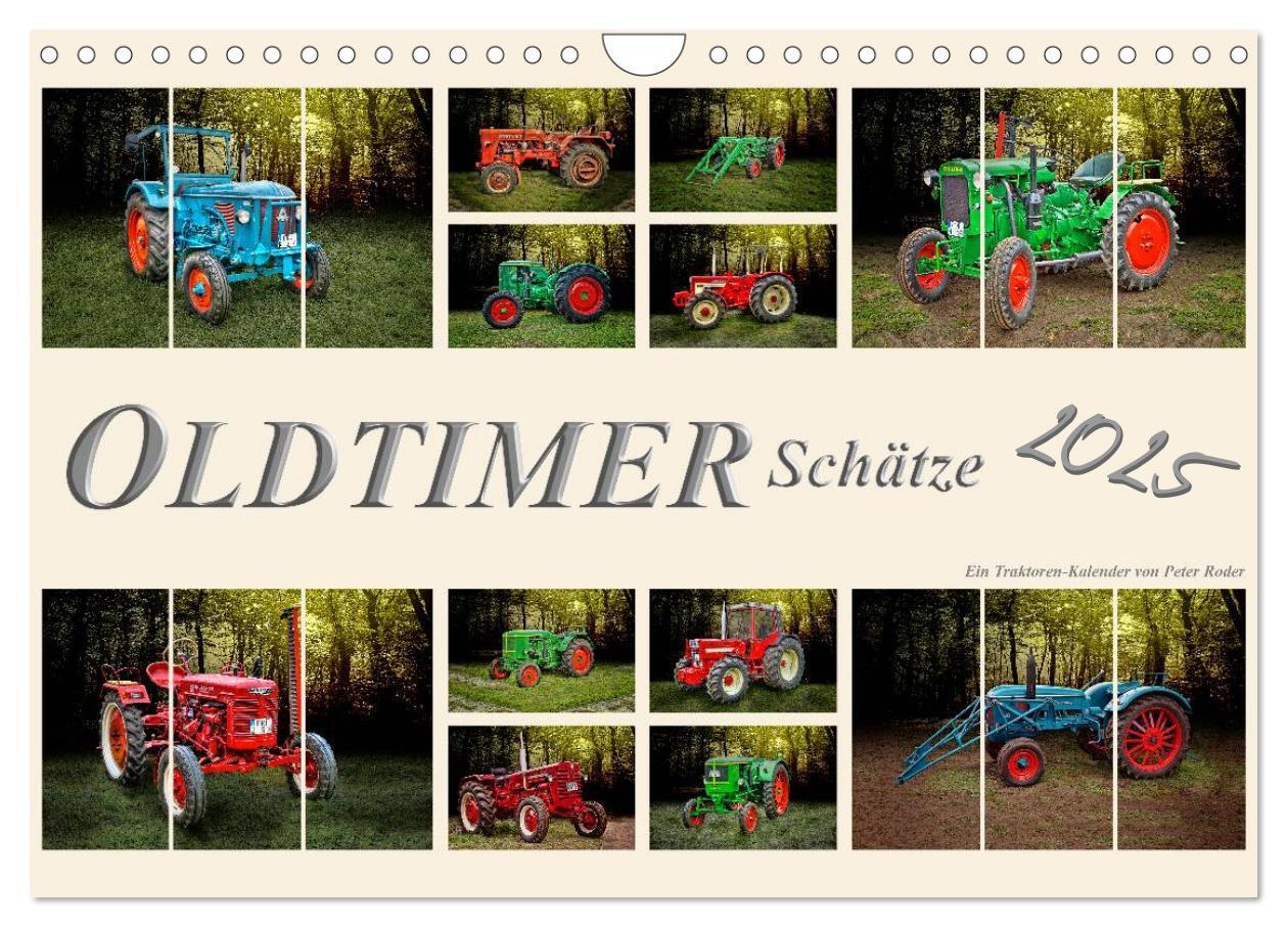 Cover: 9783435607655 | Oldtimer Schätze. Ein Traktoren-Kalender (Wandkalender 2025 DIN A4...