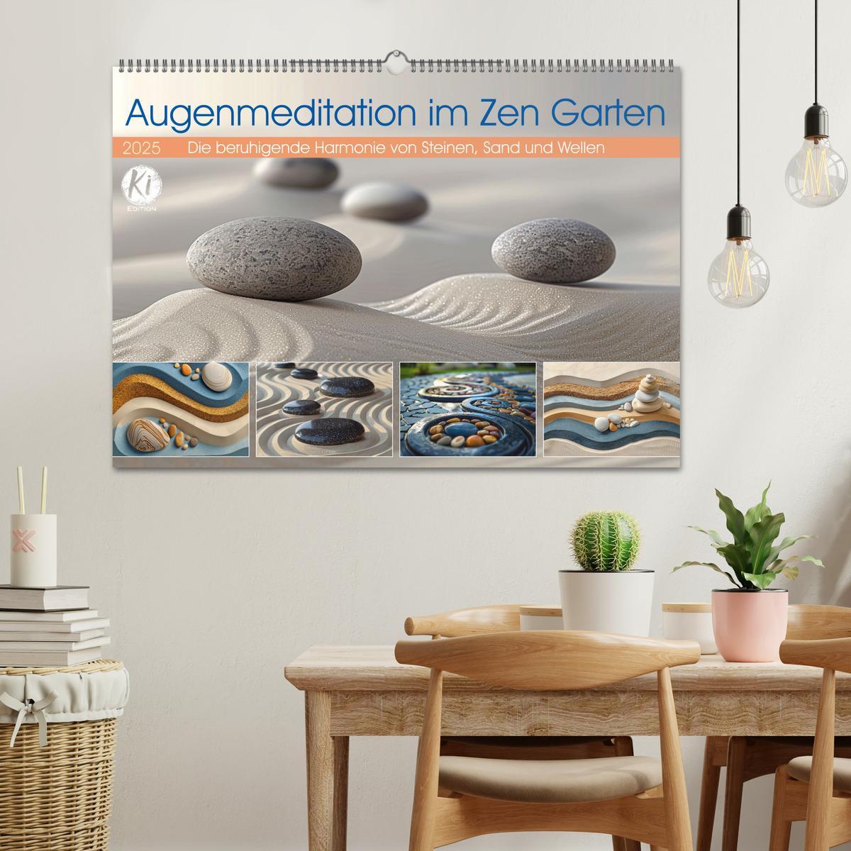 Bild: 9783457137765 | Augenmeditation im Zen Garten (Wandkalender 2025 DIN A2 quer),...