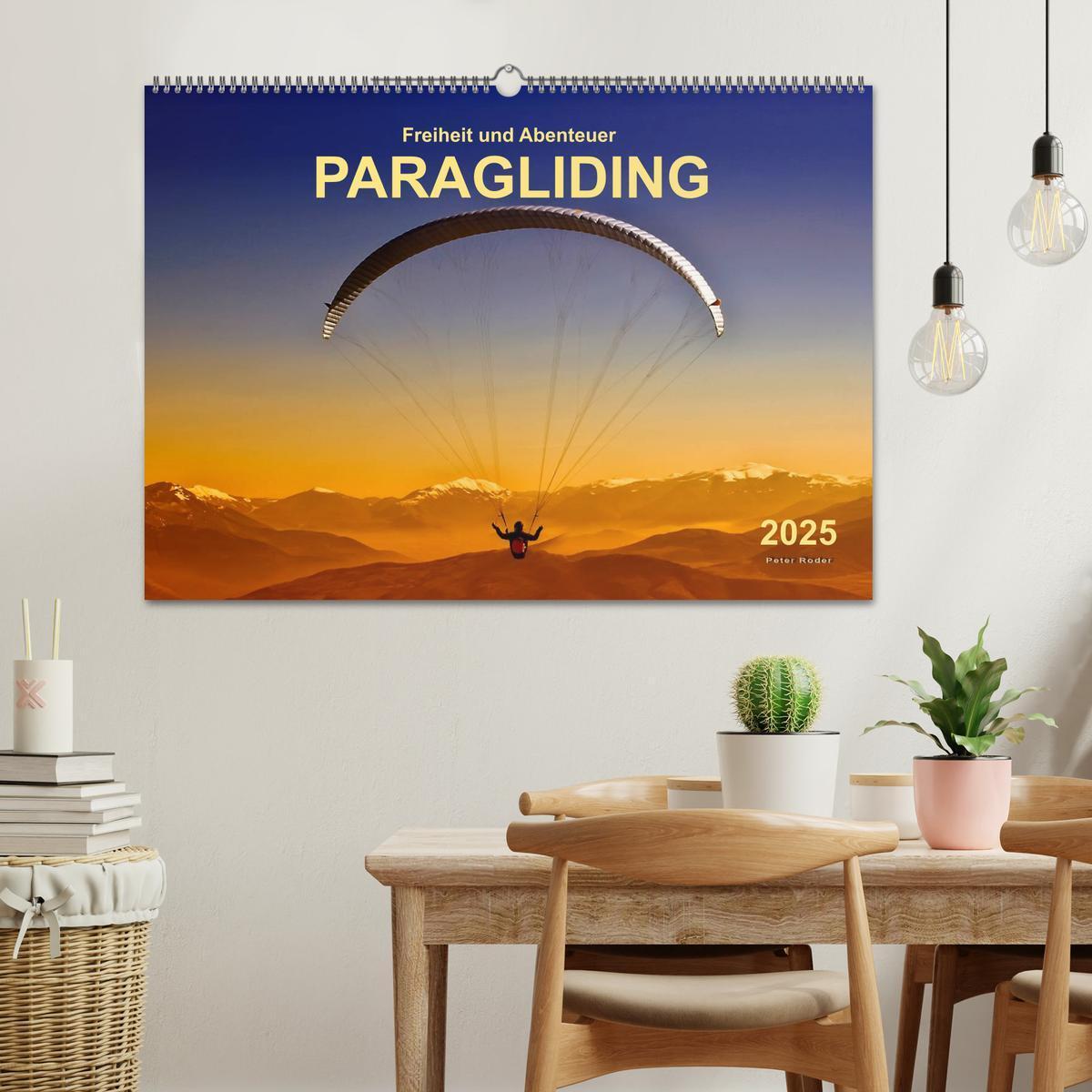 Bild: 9783435478934 | Freiheit und Abenteuer - Paragliding (Wandkalender 2025 DIN A2...