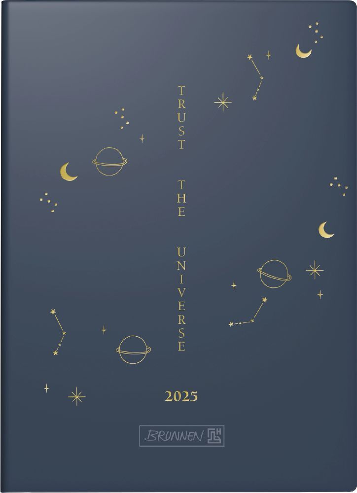 Cover: 4061947126891 | Taschenkalender Modell 731 (2025) Universe | 2 Seiten = 1 Woche, A6