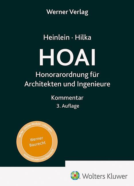 Cover: 9783804154285 | Taschenkommentar HOAI | Honorarordnung für Architekten und Ingenieure