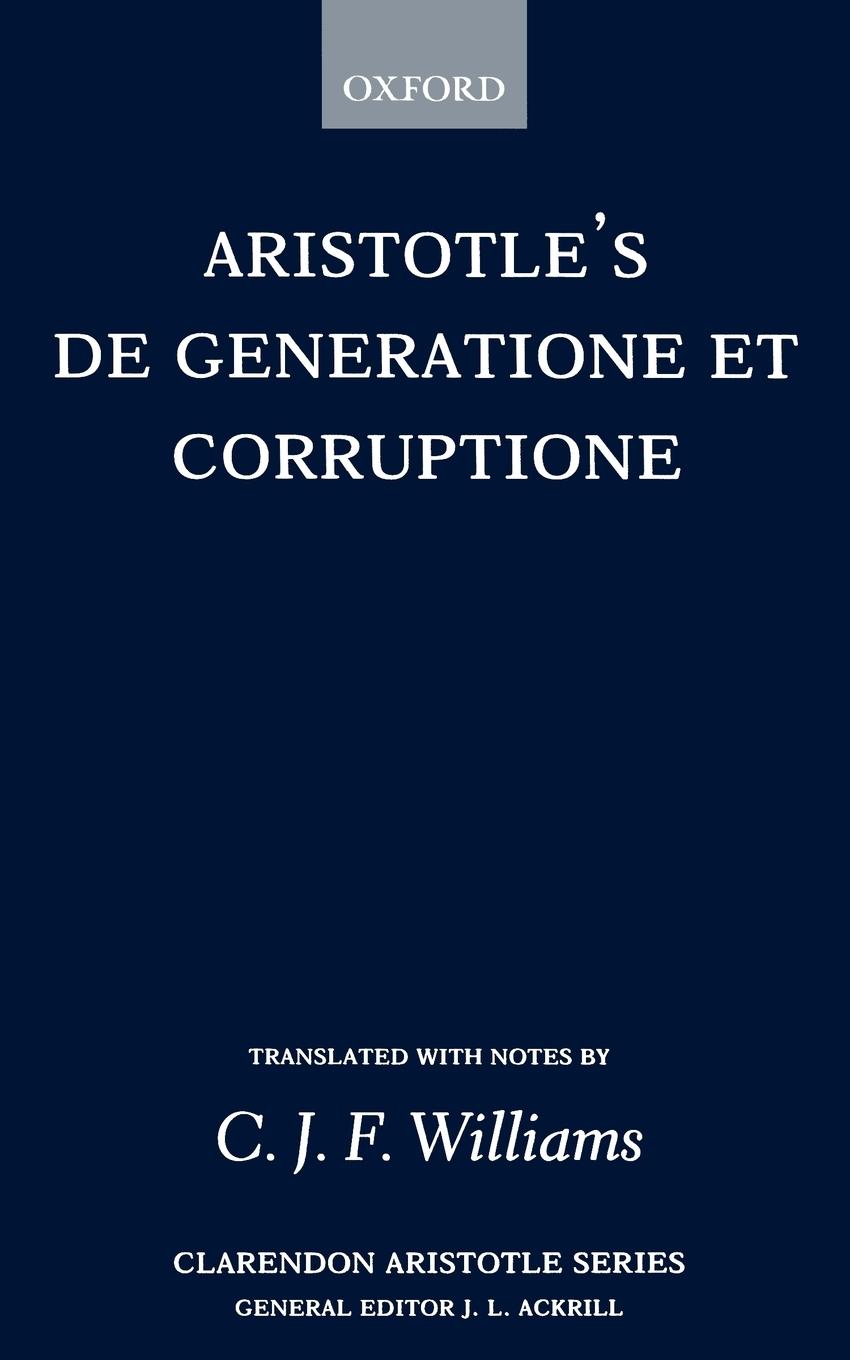 Cover: 9780198720638 | de Generatione Et Corruptione | Aristotle | Taschenbuch | Englisch