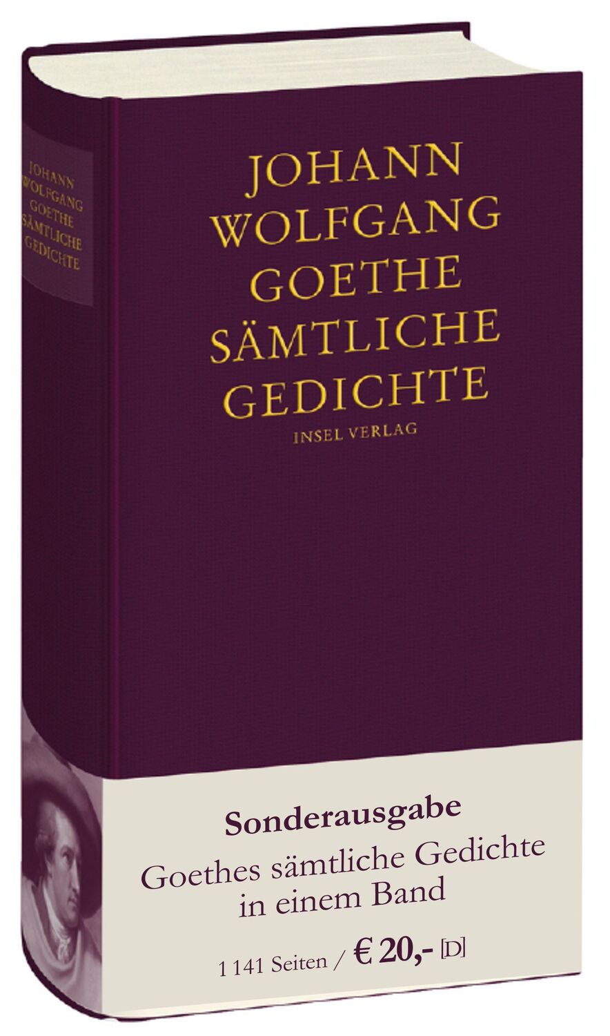 Cover: 9783458173557 | Sämtliche Gedichte | Johann Wolfgang Goethe | Buch | 1141 S. | Deutsch