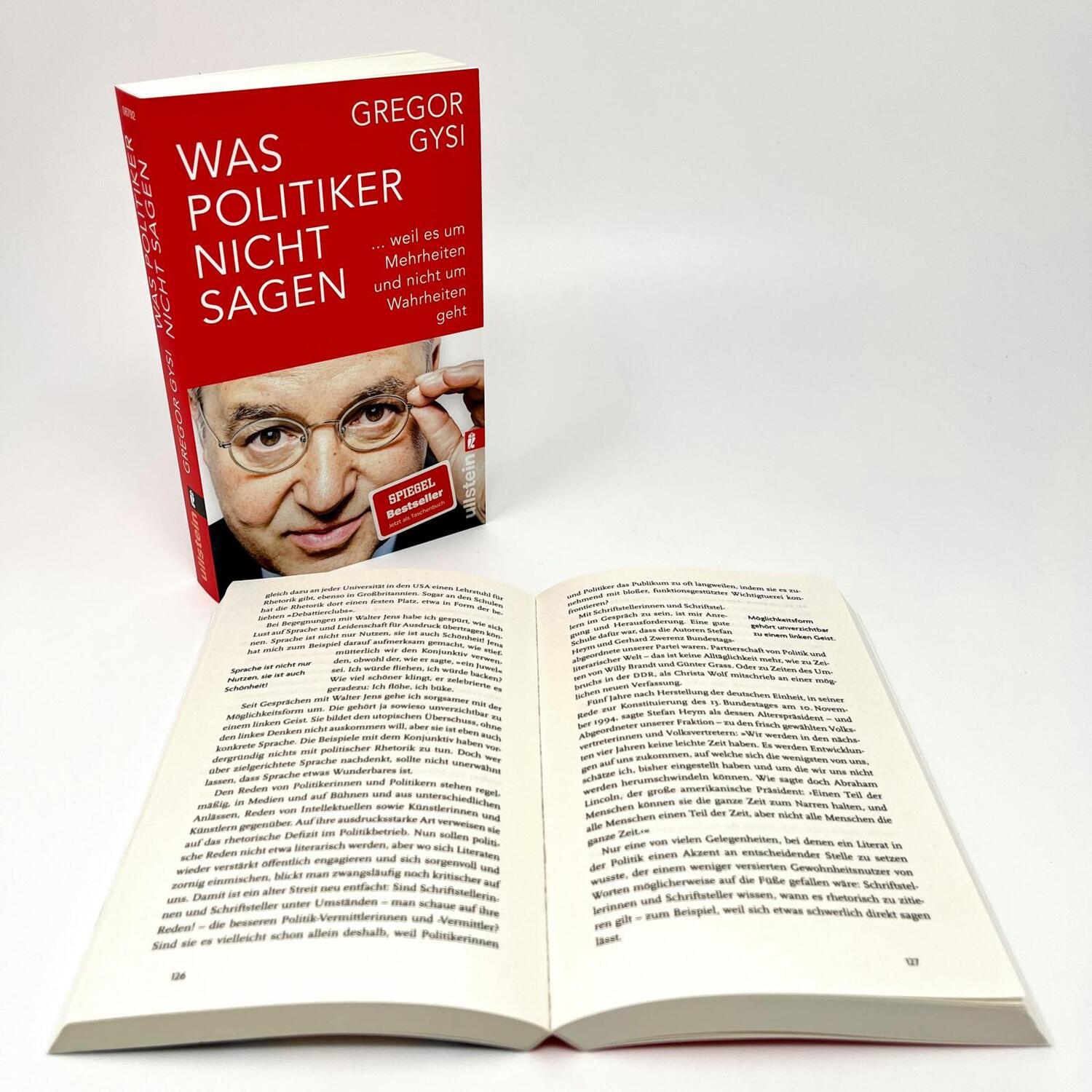 Bild: 9783548067926 | Was Politiker nicht sagen | Gregor Gysi | Taschenbuch | 272 S. | 2023