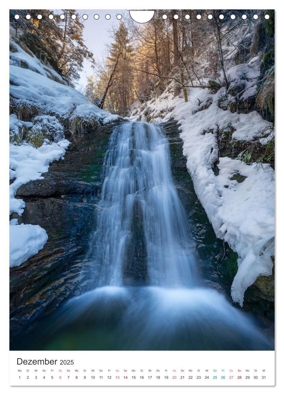 Bild: 9783435901449 | Allgäuer Wasserfälle (Wandkalender 2025 DIN A4 hoch), CALVENDO...