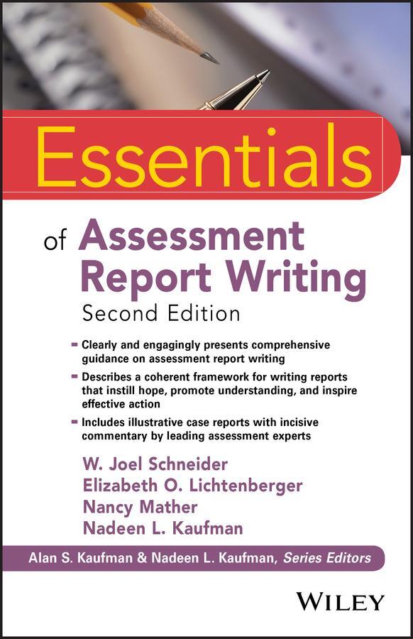 Cover: 9781119218685 | Essentials of Assessment Report Writing | Lichtenberger (u. a.) | Buch