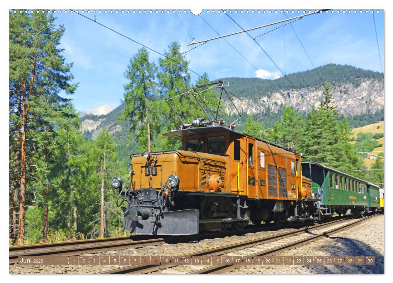 Bild: 9783457140505 | Im Zug durch Schweizer Berge (hochwertiger Premium Wandkalender...