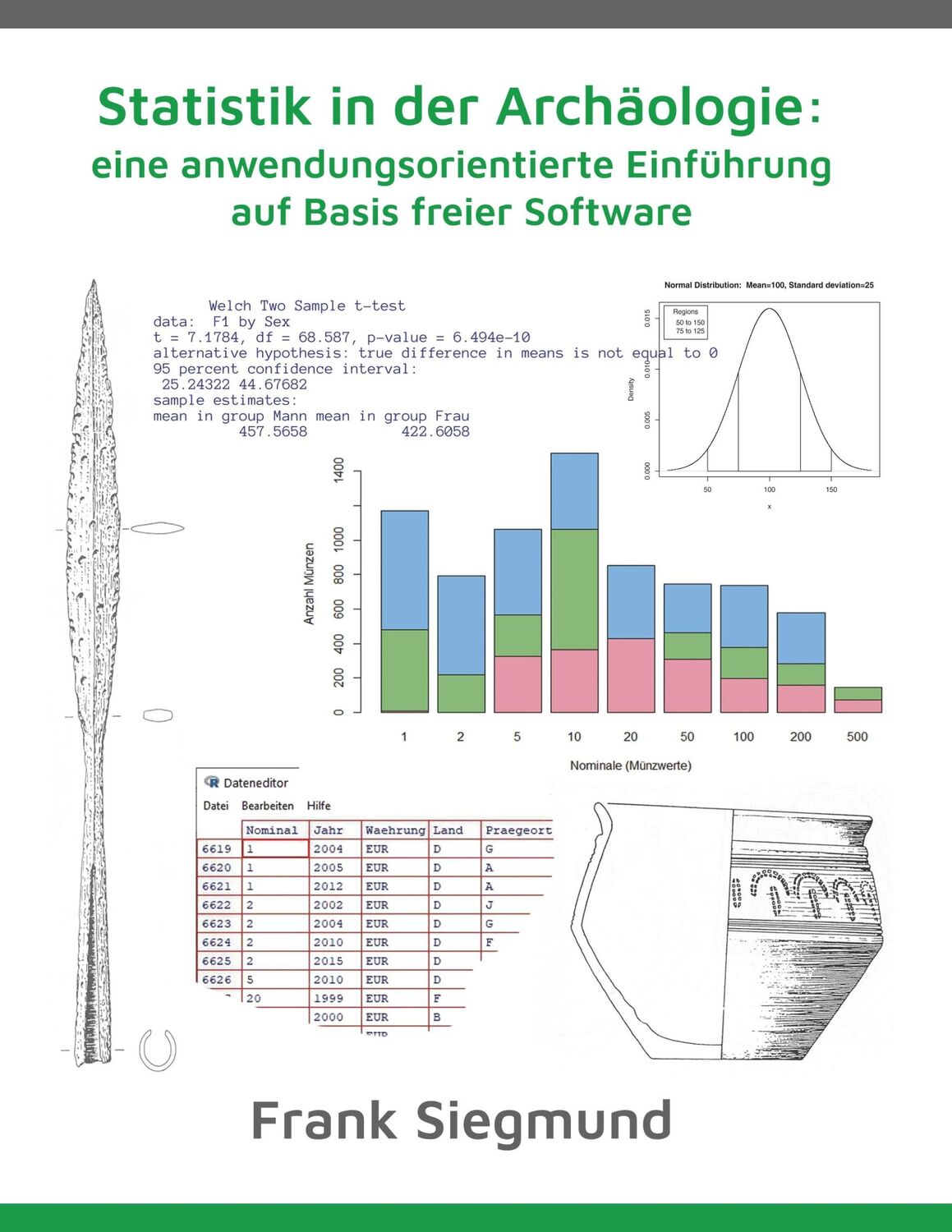 Cover: 9783752825701 | Statistik in der Archäologie: eine anwendungsorientierte Einführung...