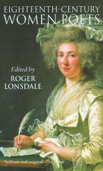 Cover: 9780192827753 | Eighteenth-Century Women Poets | An Oxford Anthology | Roger Lonsdale