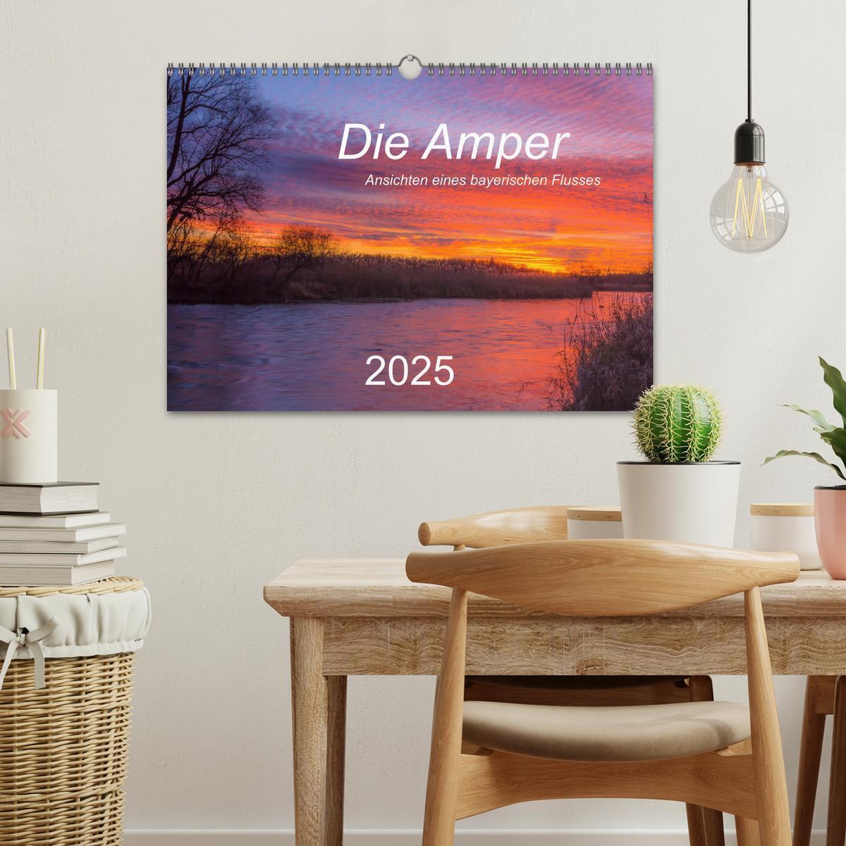 Bild: 9783435432110 | Die Amper - Ansichten eines bayerischen Flusses (Wandkalender 2025...