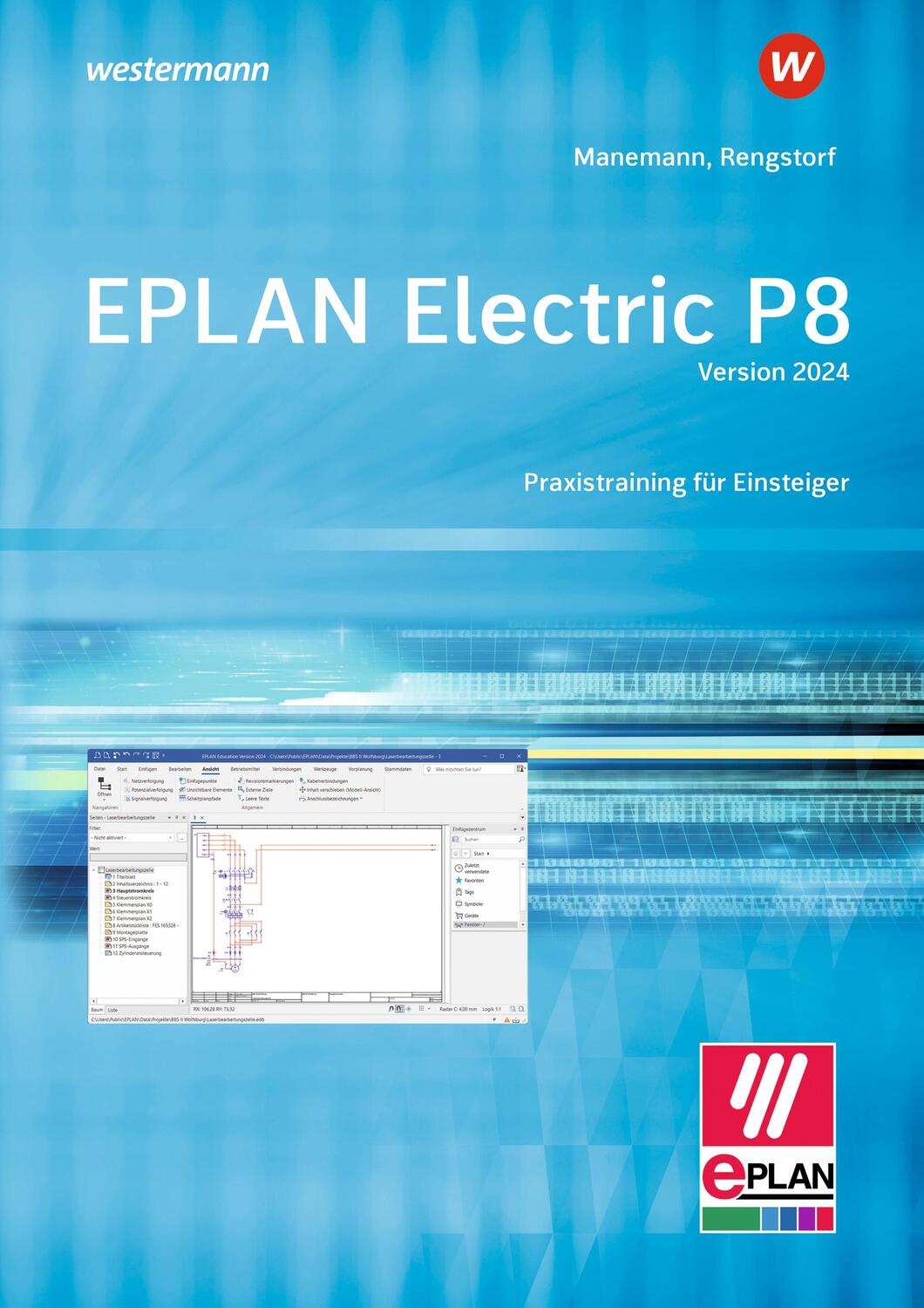 Cover: 9783427053477 | EPLAN electric P8 - Version 2. Schulbuch | Stefan Manemann | Buch