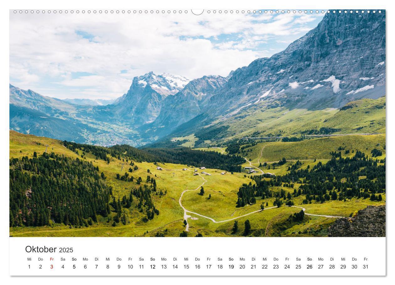 Bild: 9783435054862 | Schweiz - die Bergidylle (Wandkalender 2025 DIN A2 quer), CALVENDO...