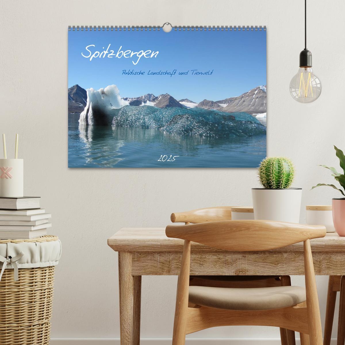 Bild: 9783435773596 | Spitzbergen (Wandkalender 2025 DIN A3 quer), CALVENDO Monatskalender