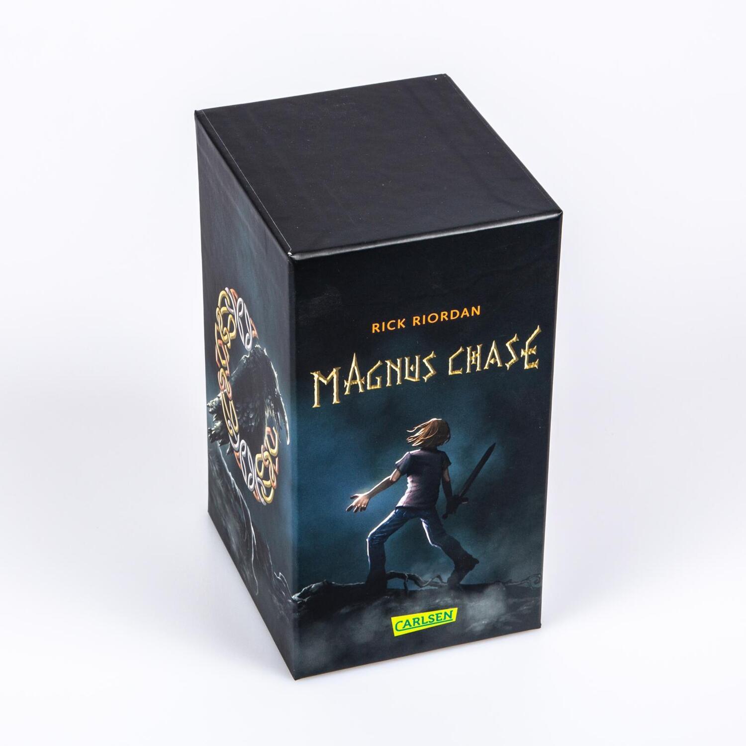 Bild: 9783551319586 | Magnus Chase: Magnus-Chase-Schuber (3 Bände im Taschenbuch-Schuber)