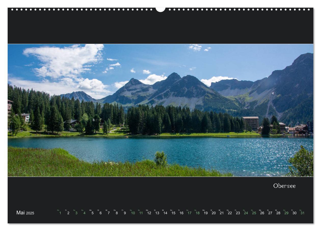 Bild: 9783435140244 | Arosa Panorama (Wandkalender 2025 DIN A2 quer), CALVENDO...