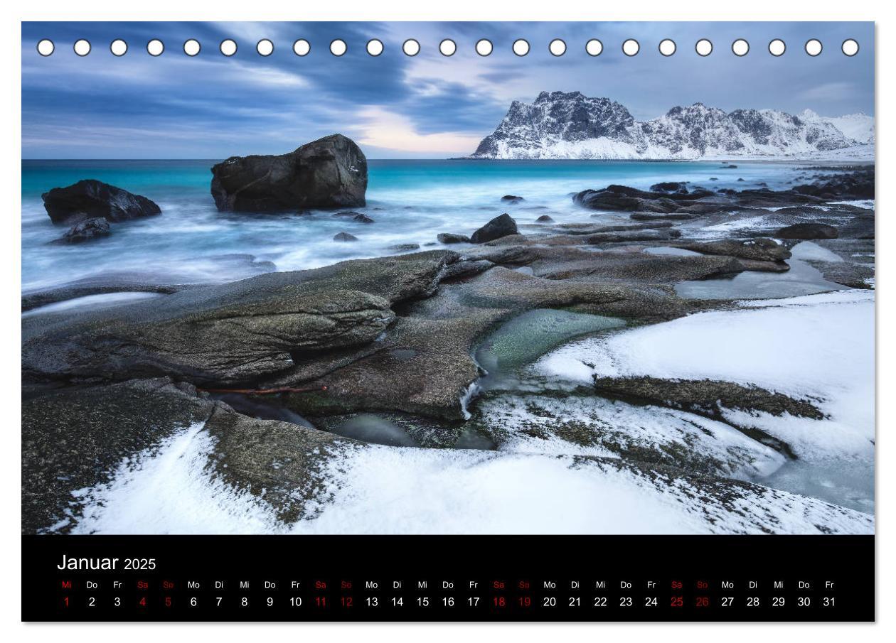 Bild: 9783435396795 | Lofoten - Inseln im Nordmeer (Tischkalender 2025 DIN A5 quer),...