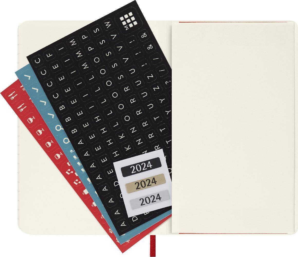 Bild: 8056598857016 | Moleskine 18 Monate Wochen Notizkalender 2023/2024, Pocket/A6,...