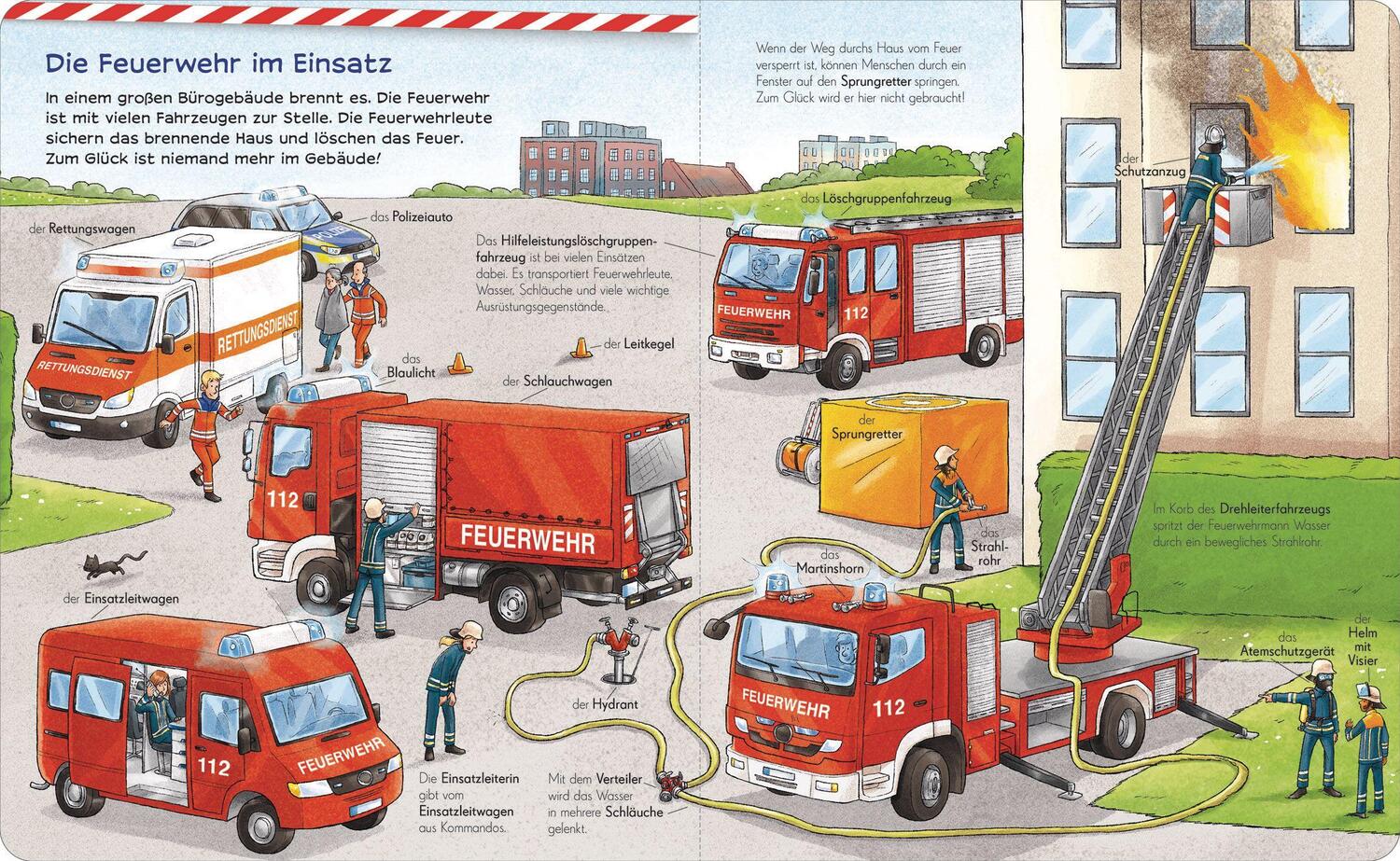 Bild: 9783328301011 | Fahrzeuge sind toll! - Bei der Feuerwehr | Linda Sturm | Buch | 12 S.