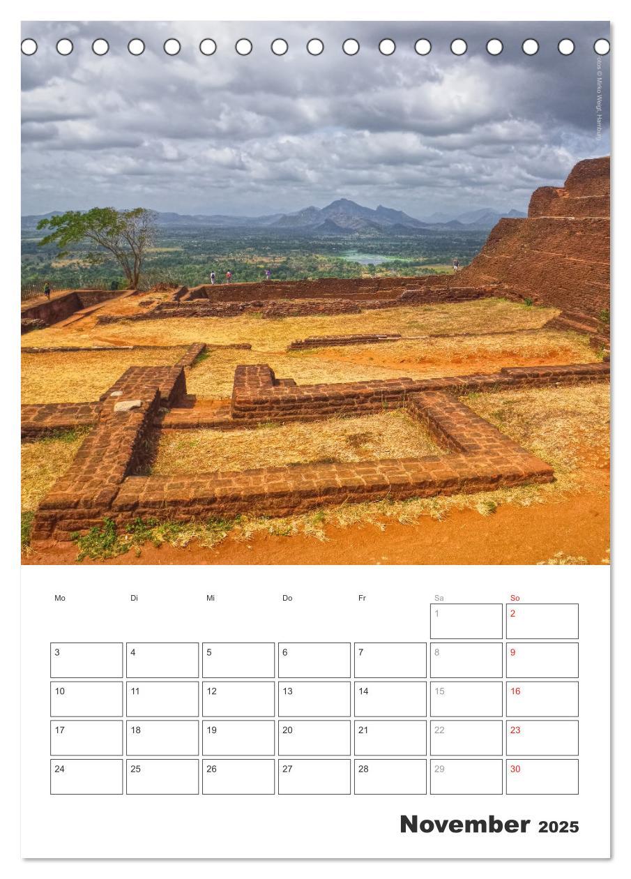 Bild: 9783457050682 | Sri Lanka 2025 - Exotisches Paradies - Jahresplaner (Tischkalender...