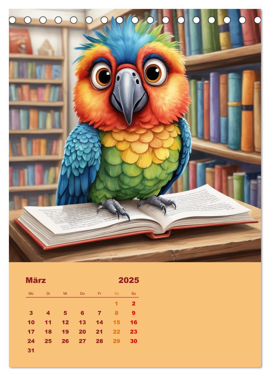 Bild: 9783457150344 | Diese schrägen Vögel (Tischkalender 2025 DIN A5 hoch), CALVENDO...