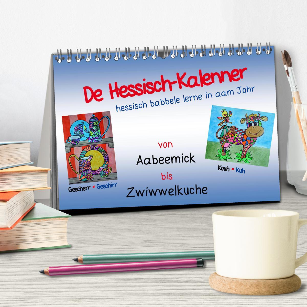 Bild: 9783435519620 | De Hessisch-Kalenner - hessisch babbele lerne in aam Johr...