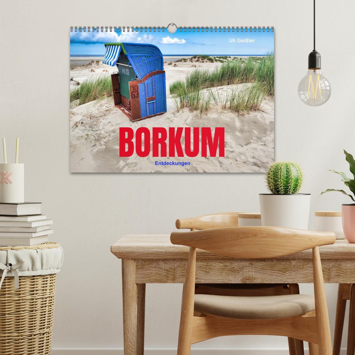 Bild: 9783457163115 | BORKUM Entdeckungen (Wandkalender 2025 DIN A3 quer), CALVENDO...