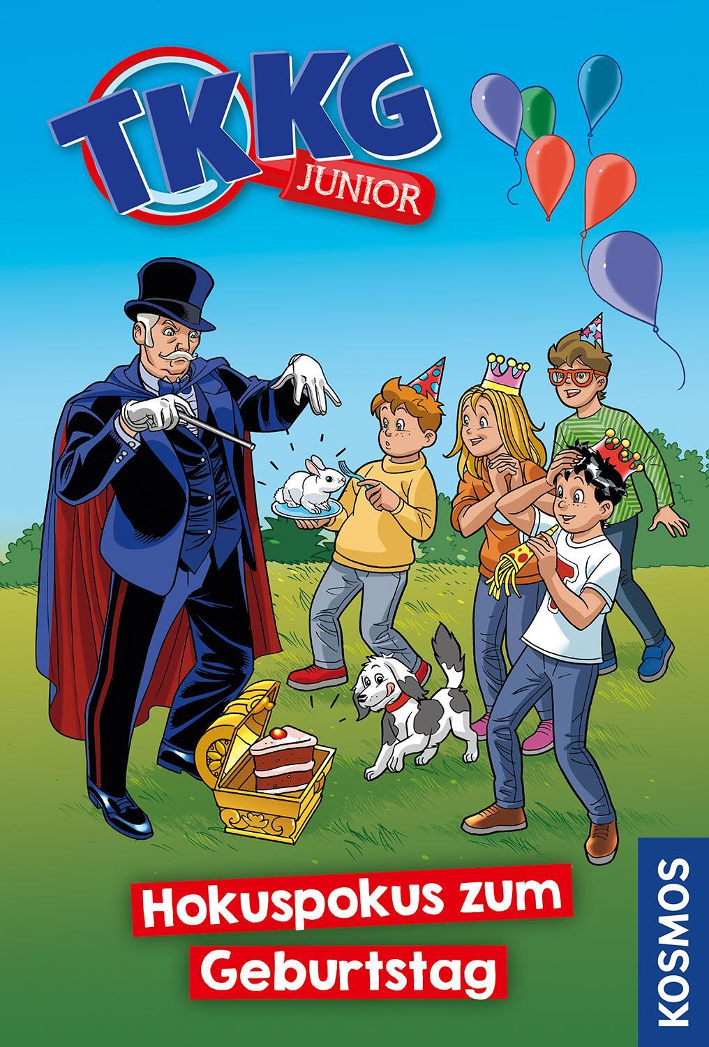 Cover: 9783440172735 | TKKG Junior, 14, Hokuspokus zum Geburtstag | Benjamin Schreuder | Buch