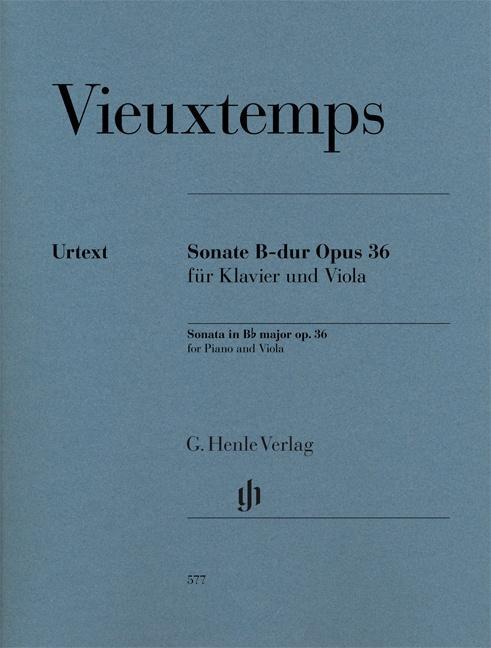 Cover: 9790201805771 | Sonate B-dur Opus 36 für Klavier und Viola | Henry Vieuxtemps | Buch