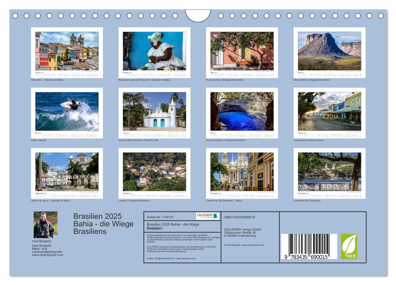 Bild: 9783435690015 | Brasilien 2025 Bahia - die Wiege Brasiliens (Wandkalender 2025 DIN...