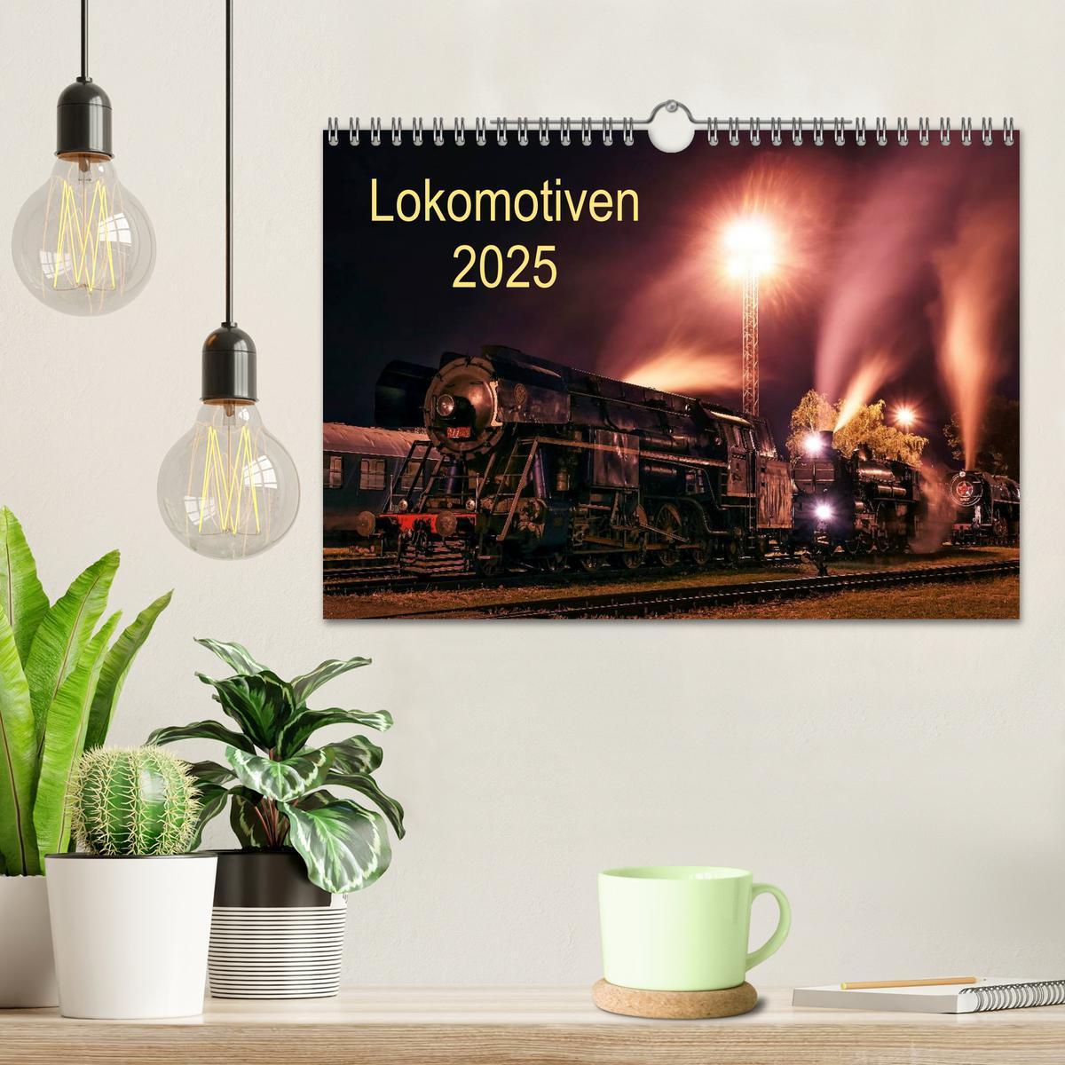 Bild: 9783435746200 | Lokomotiven 2025 (Wandkalender 2025 DIN A4 quer), CALVENDO...