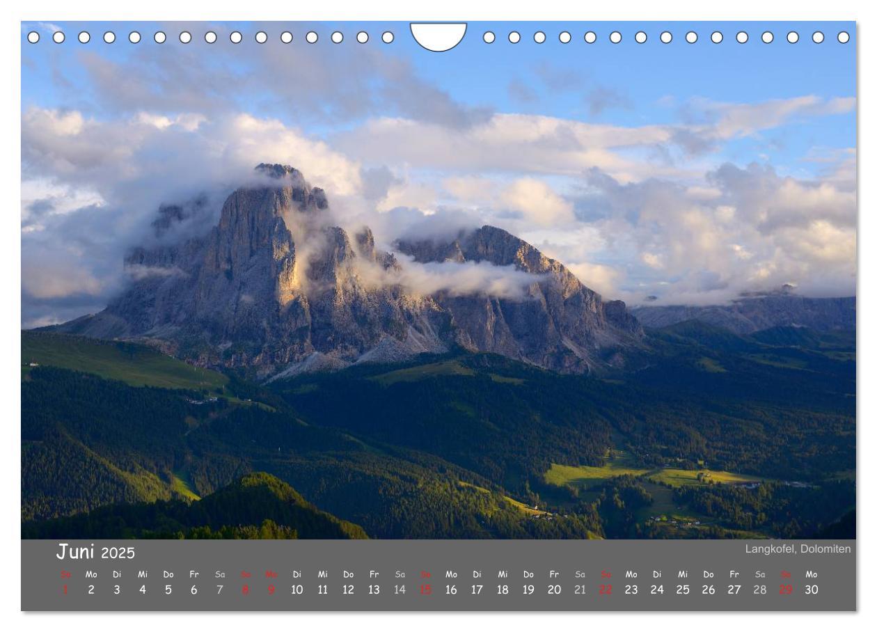 Bild: 9783435842025 | Traumhafte Bergwelt Kalender (Wandkalender 2025 DIN A4 quer),...