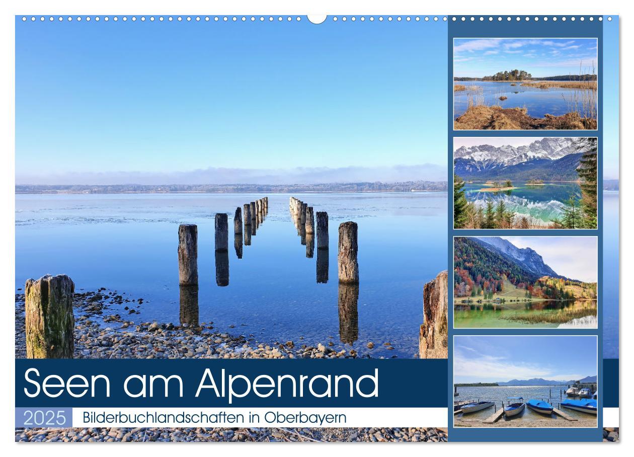 Cover: 9783383904172 | Seen am Alpenrand - Bilderbuchlandschaften in Oberbayern...