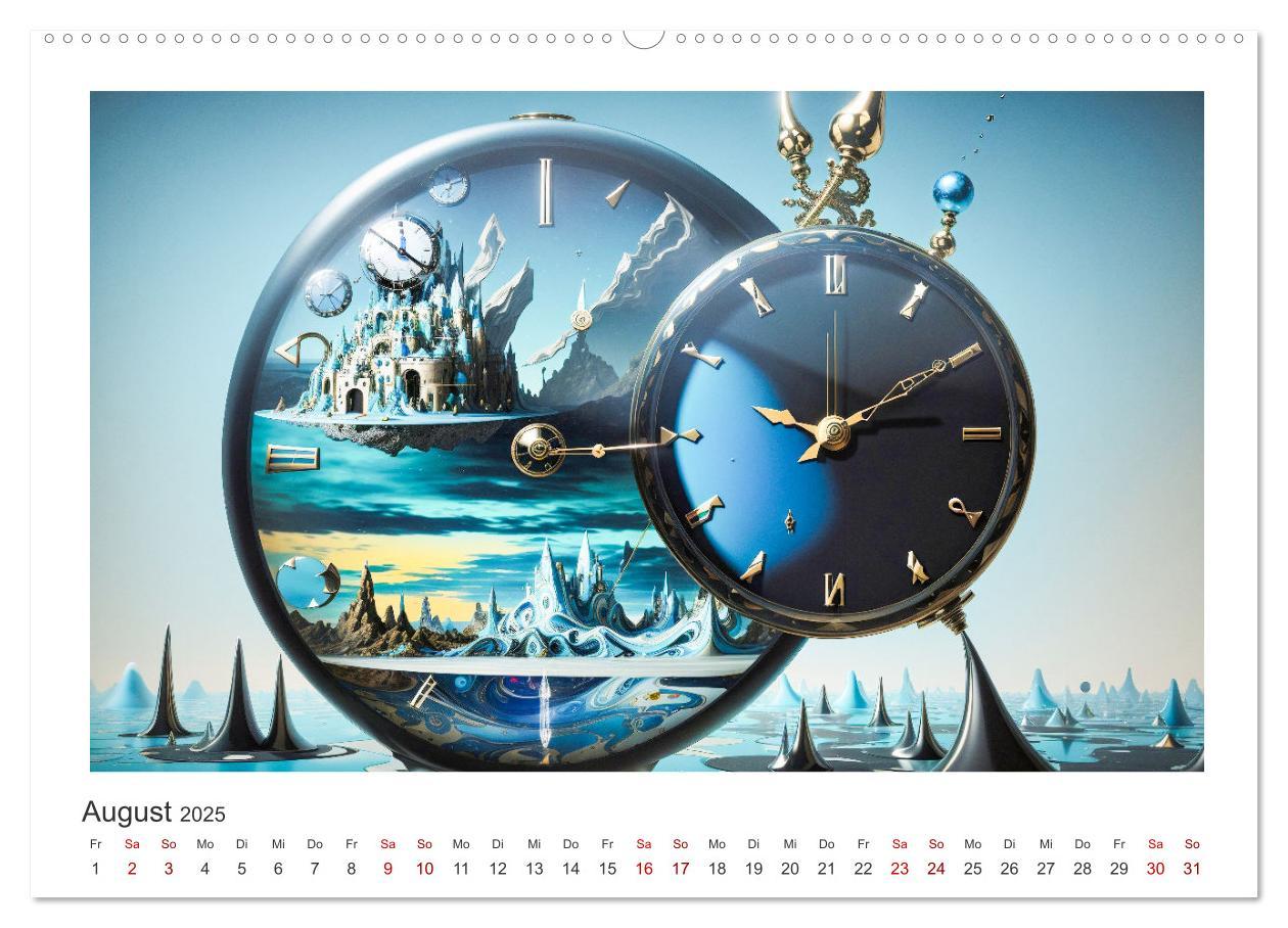 Bild: 9783383858390 | Zeit ist abstrakt (hochwertiger Premium Wandkalender 2025 DIN A2...