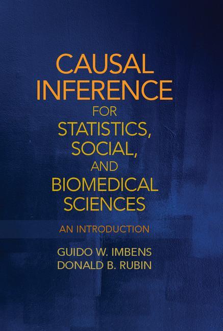 Cover: 9780521885881 | Causal Inference for Statistics, Social, and Biomedical Sciences