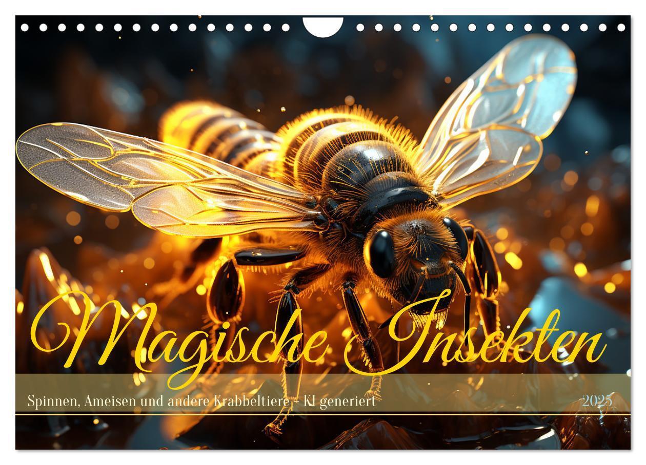 Cover: 9783383854583 | Magische Insekten (Wandkalender 2025 DIN A4 quer), CALVENDO...