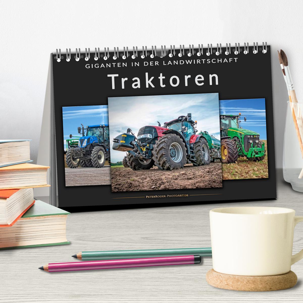 Bild: 9783435298464 | Traktoren - Giganten in der Landwirtschaft (Tischkalender 2025 DIN...