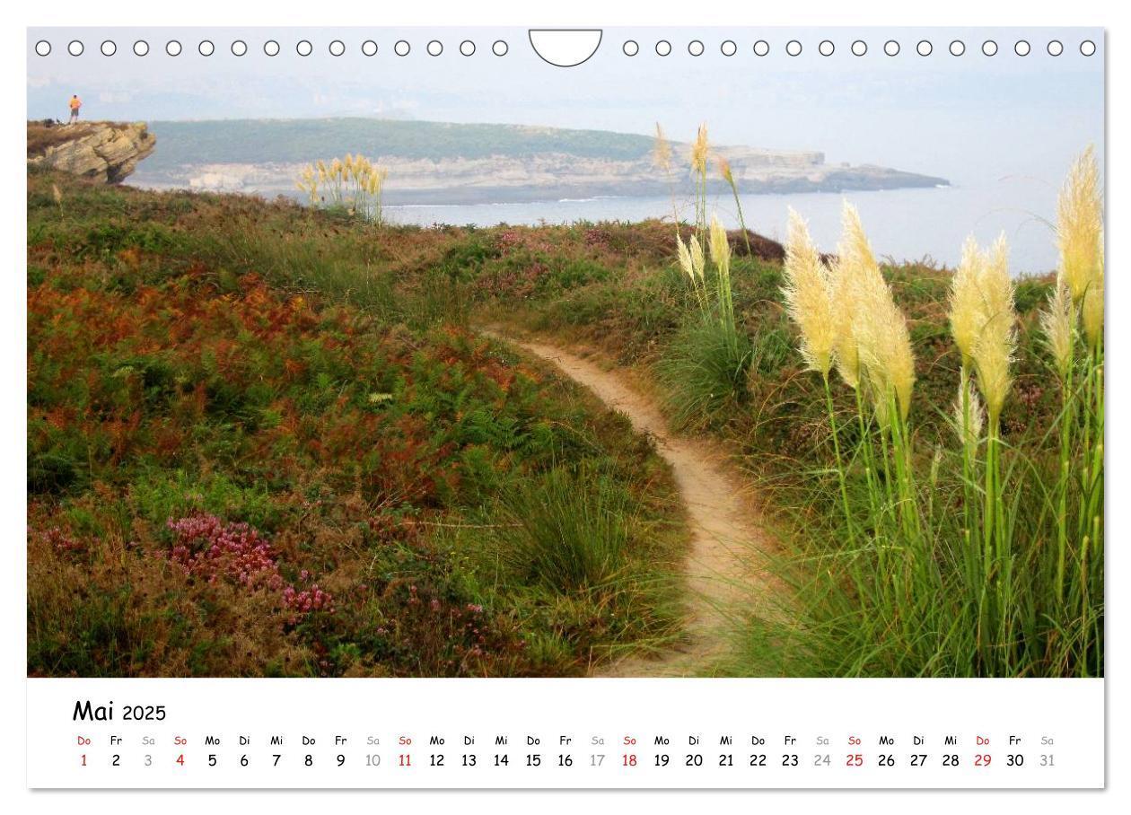 Bild: 9783435636518 | Camino del norte - Küstenweg (Wandkalender 2025 DIN A4 quer),...