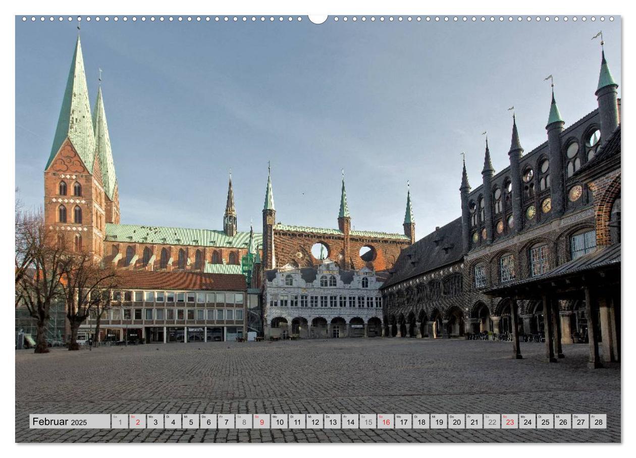 Bild: 9783435682645 | Hansestadt Lübeck (Wandkalender 2025 DIN A2 quer), CALVENDO...