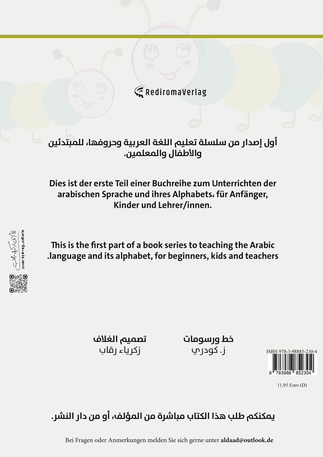 Cover: 9783988852304 | Learning to write the arabic Alphabet - Das arabische Alphabet für...